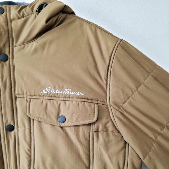 Eddie Bauer Boundary Pass Hooded Snap Jacket - Picture 3 of 5